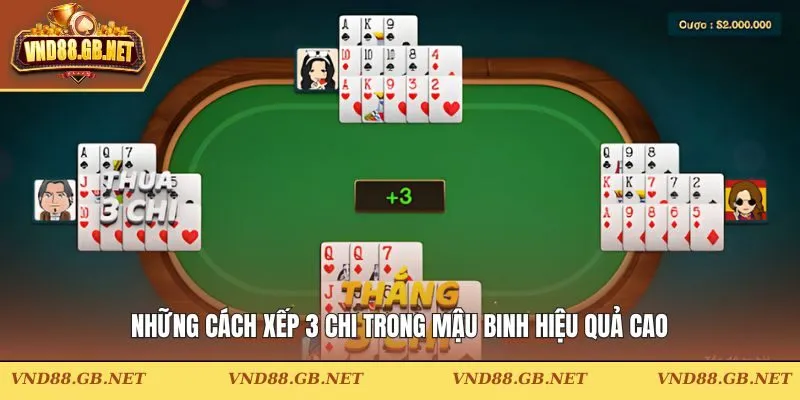 Những cách xếp bài hiệu quả cao