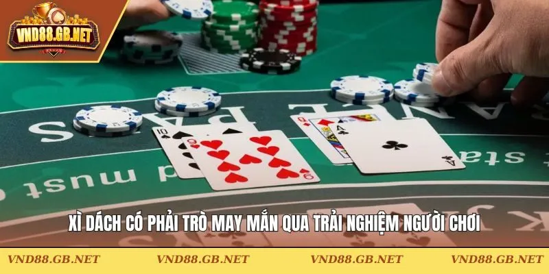 Xì dách có phải trò may mắn qua trải nghiệm người chơi